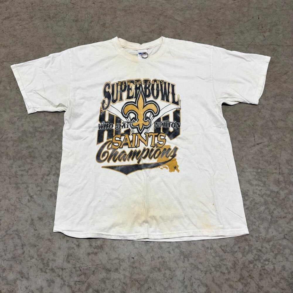 American-vintage Men's White and Cream T-shirt